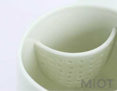 Порцеляновий заварник Xiaomi FINEMADING (Bone China) 370ml White